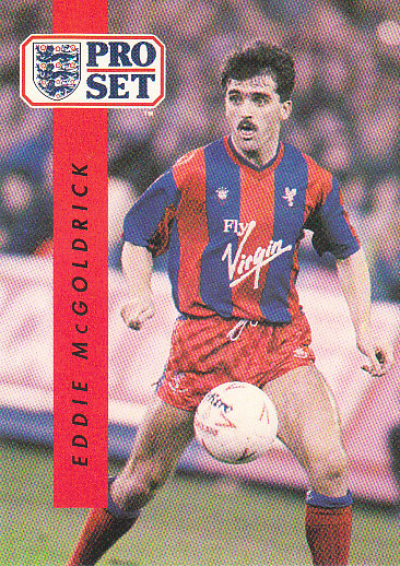 Eddie McGoldrick Crystal Palace 1990/91 Pro Set #64